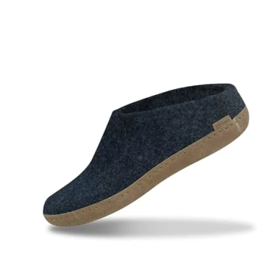 Imagen de glerups dk B Slipper Unisex Adulto Zapatillas de Fieltro,Pantufla, BLU (Petrol),43 EU