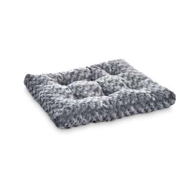 Imagen de Amazon Basics Se puede lavar a máquina Cama para mascotas, perros Poliéster, 89 x 58 8 cm (L W H), gris en espiral