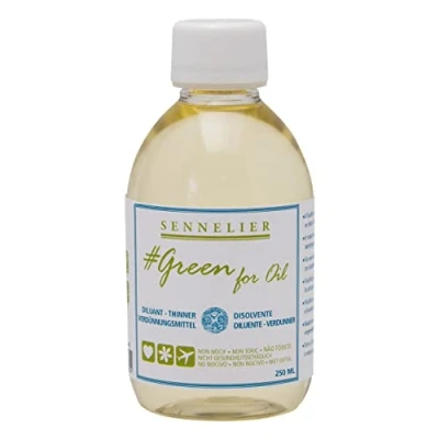 Imagen de Sennelier Green for Oil Solvent Free Thinner, 250ml (10 135201 250)