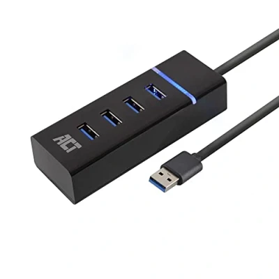 Imagen de Act cables AC6300 hub usb 3.2 con 4 puertos a