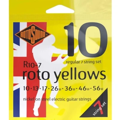 Imagen de Rotosound Roto guitarra eléctrica 7 a 12 cuerdas niquelado juego Regular 10 56 R10
