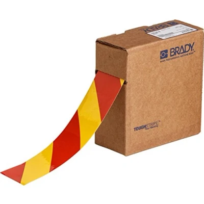 Imagen de Brady Cinta Rayas Toughstripe, 50.80mm x 30.48m, Azul Amarillo