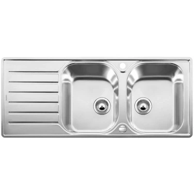 Imagen de Blanco 519713 Fregadero de cocina acero inoxidable, 80 cm Unterschrank
