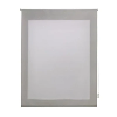 Imagen de Uniestor Liso Estor enrollable translúcido Gris plata, 160 x 175 cm (Ancho por Alto). Tamaño de la Tela 157 170 cm. Estores para ventanas