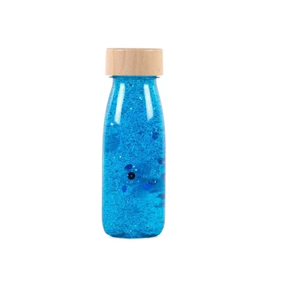 Imagen de Botella Sensorial Flotante Azul