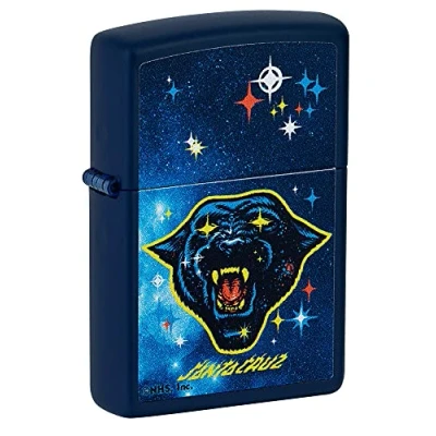 Imagen de ZIPPO Santa Cruz Design, Color Image Navy Matte Mechero, rellenable, en una Caja de Regalo