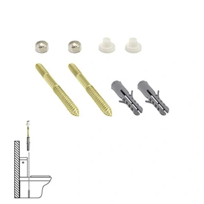 Imagen de Kit Sanitario Fijacion Wc 5x75 mm. Bicromatado (2 Piezas)