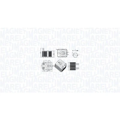 Imagen de MAGNETI MARELLI 350300003100 Radiador de Aceite VOLKSWAGEN: GOLF 6, Touareg I, Passat B6 Berlina, AUDI: A3 Hatchback, A4 B8 Avant, Sportback
