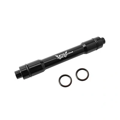 Imagen de VOANZO adaptador de pincho conversión aleación aluminio negro 15 mm, eje pasante delantero a 9 para bicicleta montaña liberación rápida, 100 mm