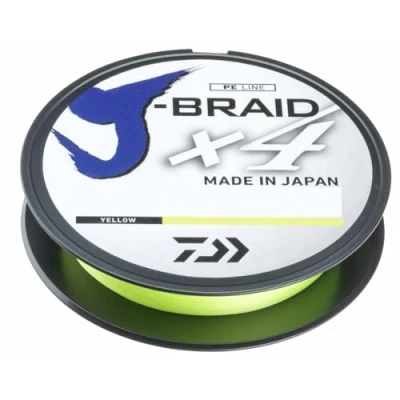Imagen de Daiwa J Braid X4E 0.15mm 6,9kg 135m yellow Hilo trenzado