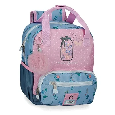 Imagen de Enso We Love Flowers Mochila pequeña Rosa 23x28x10 cms Poliéster 6,44L