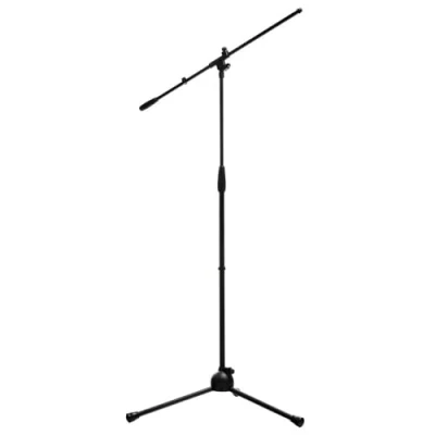 Imagen de PROEL RSM180, Soporte de Micrófono con Brazo, Base Nylon Trípode, Negro