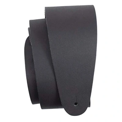 Imagen de Perri&#039;s Leathers Ltd. 1 Correa de Guitarra Longitud Ajustable eléctrica, Acústica y Bajo Cuero Negro B35 178