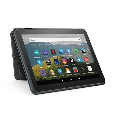 Imagen de Amazon Funda para tablet Fire HD 8 (compatible con el de 10.ª generación, modelo 2020), antracita