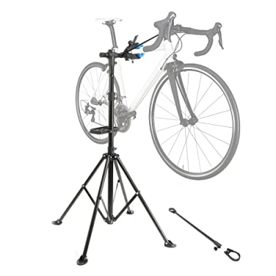 Imagen de WilTec Soporte reparación Bici Altura Ajustable Giratorio 360 Caballete Montaje Bicicleta 30kg Taller