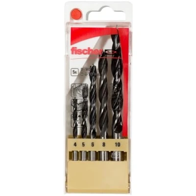 Imagen de FISCHER, Juego de brocas profesional madera D WS 4 10 mm (5 unidades)
