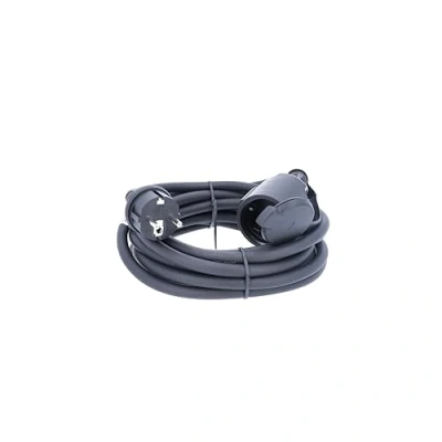 Imagen de as Schwabe 60372 Cable alargador de goma (5 m, H07RN F 3G1,5, IP44), color negro