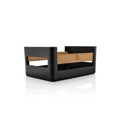 Imagen de EVA SOLO Caja de despensa cocina nórdica Cree visión general, espacio y orden en su despensa, o baño con las cajas apilables Diseño funcionalidad daneses negro