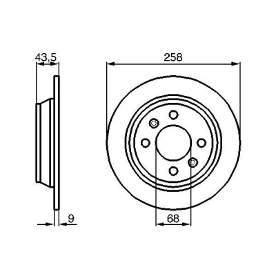 Imagen de Disco de freno BOSCH 0 986 478 374