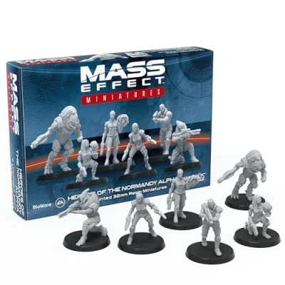 Imagen de Mass Effect Heroes of the Normandy Alpha Resin Collectors juego en miniatura para coleccionistas Mejora tu con miniaturas de mesa. A partir 14 años, 1 4 jugadores, 45 90 minutos tiempo