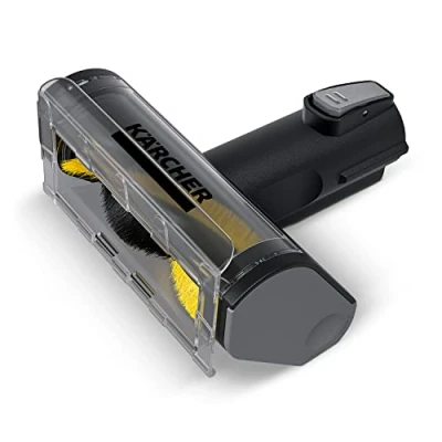 Imagen de Kärcher Minicepillo turbo con cepillo de rotación, óptima recogida pelusas y pelos mascotas, ideal para tapicería otras superficies, accesorio aspiradoras VC Cordless