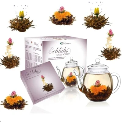 Imagen de Creano Mix de Flores Té en una Caja Regalo negro (6 Tipos diferentes)