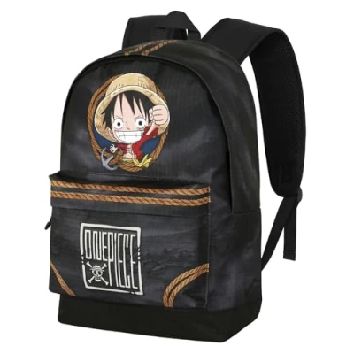 Imagen de Karactermania One Piece Ropes Mochila escolar para niños, Talla: Size, Black