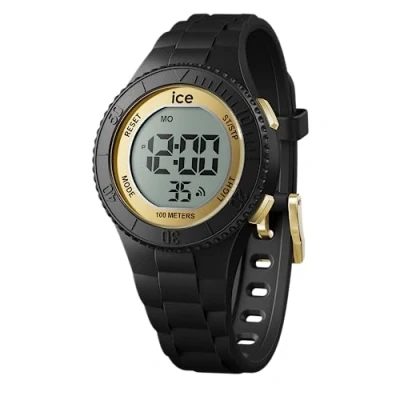 Imagen de ICE Watch digit Black gold Reloj negro para Niña con Correa de polyamide 021607 (Small)