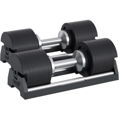 Imagen de SNODE Juego de mancuernas ajustables, 6 kg 40 kg, 2 piezas