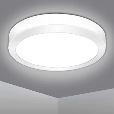 Imagen de EXTRASTAR Plafon LED Techo 12W, Luz Blanca Fría 6500K, Lámpara 1080Lm, Ø17.2cm, Espesor 3.6cm para Sala de Estar, Cocina, Pasillo, Baño, Dormitorio, Estudio