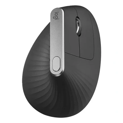Imagen de Ratón inalámbrico Logitech Vertical MX, Ergonómico, 4000 ppp, Botones personalizables, Multidispositivo, Recarga rápida USB C, Negro