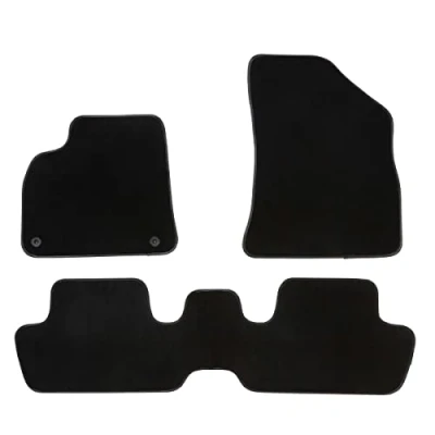 Imagen de DBS 1763938 Modelo Luxe Alfombrillas de coche a medida para Peugeot 3008 (05/2009 hasta 09/2016), 3 uds.