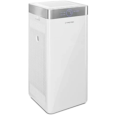 Imagen de TROTEC Purificador de Aire AirgoClean 200 E, Filtro HEPA (99,97%), CADR 550 m3/h, Habitaciones 66 m² / 165 m3, 4 Niveles, Filtración Alérgenos y Partículas Finas
