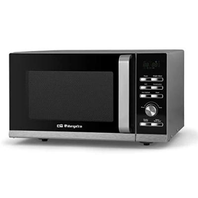 Imagen de Orbegozo MIG 2043 Microondas con grill, 36 menús de cocción, temporizador, 6 niveles potencia, 20 L, 700 W microondas, 900 grill