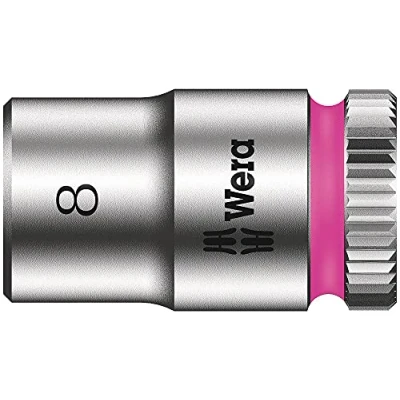 Imagen de WERA 05003507001 8790 HMA Zyklop Nuss 8,0 Llave de vaso con arrastre 1/4&quot;