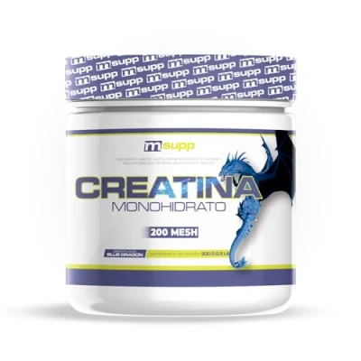 Imagen de MM Supplements Creatina Monohidrato 200 Mesh 300 g Aumenta la Fuerza y Masa Muscular Mejora el Rendimiento Físico Reduce Fatiga Sabor Blue Dragon
