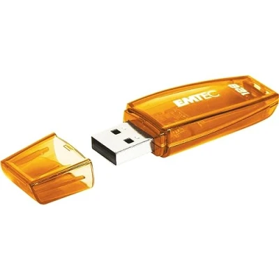 Imagen de Memoria usb emtec flash c410 128 gb 2.0 naranja