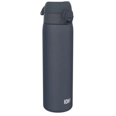 Imagen de Ion8 Botella Agua Acero Inoxidable Termica, 500ml, a Prueba de Fugas, Fácil Abrir, Cerradura Segura, Aptas para Lavavajillas, Adapta Portavasos, Asa Transporte, Azul Marino