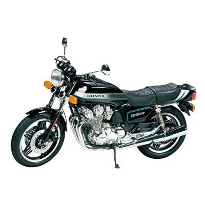 Imagen de Tamiya 1:6 Honda CB750F 1979 modelkit, plástico, Kit para Montar, réplica Detallada, sin Pintar, Color Negro (16020)