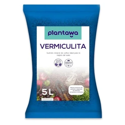 Imagen de Vermiculita Sustrato 5L, Tierra para Plantas Plantar Semillas Huerto Urbano, Abono Natural Jardín Exterior, Sustratos y Abonos