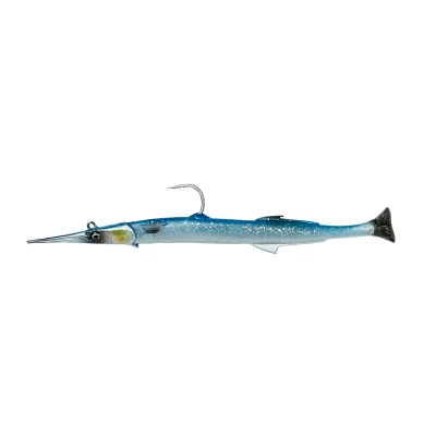 Imagen de Savage Gear 3D Needlefish Pulsetail 14cm 12g Sinking Blue (2+1pcs) Señueo de mar