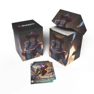 Imagen de Ultra Pro Outlaws of Thunder Junction 100+ Deck Box® Ft. Stella Lee for Magic: The Gathering, TCG accesorio de juego coleccionable soporte protector para mazo cartas
