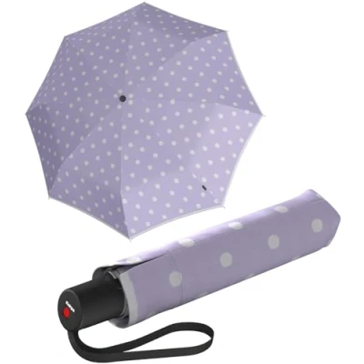 Imagen de Knirps Paraguas A.200 Medium Duomatic, Dot Art Lavender, talla única, plegable automático