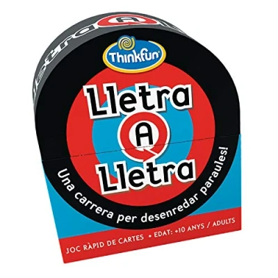 Imagen de ThinkFun Letra a en Catalán, Juego de Cartas, Rompecabezas Educativo para Niños Partir los 10 años