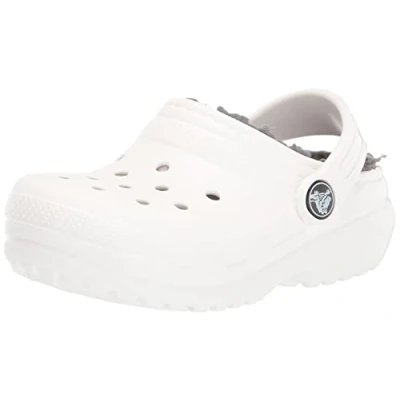 Imagen de Crocs Classic Lined Clog T, Obstrucción Kids, White/Grey,