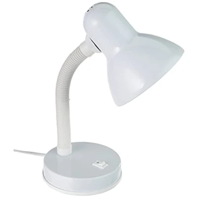 Imagen de Eglo BASIC E27 Color blanco lámpara de mesa lámparas (Color blanco, Dormitorio, Cocina, Salón, II, E27, 1 bulb(s), orientación)