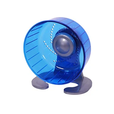 Imagen de Rosewood Pico Rueda de Ejercicio para hámsters con Soporte, Color Azul