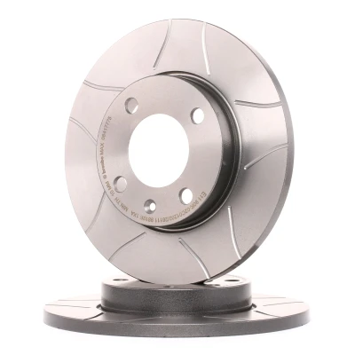 Imagen de BREMBO MAX LINE 08.4177.75 Disco de freno 239 12 4 macizo, ranurado revestido con tornillos VOLKSWAGEN: GOLF 2, 3, 1 Cabriolet norauto,