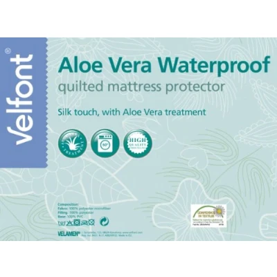 Imagen de Cubrecolchon Microfibra Impermeable cama de 180x190/200 Velfont
