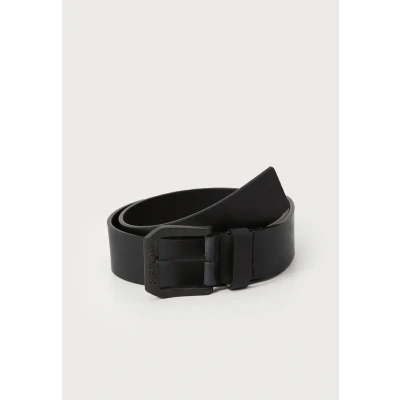 Imagen de Replay Cinturón de piel para hombre, negro (Black 098), 95 cm